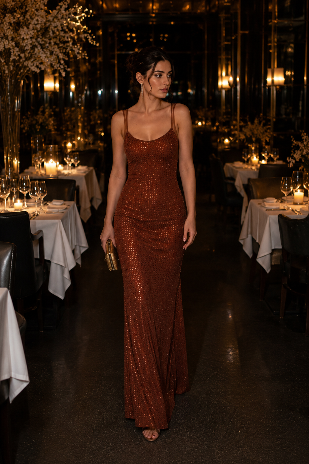 Robe Glamour Pailletée